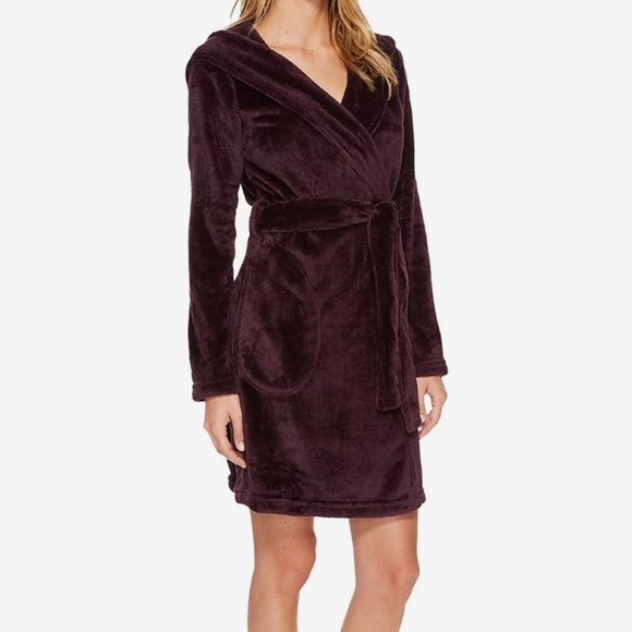 UGG Miranda Fleece Hoodie Robe💜 - Picture 3 of 13